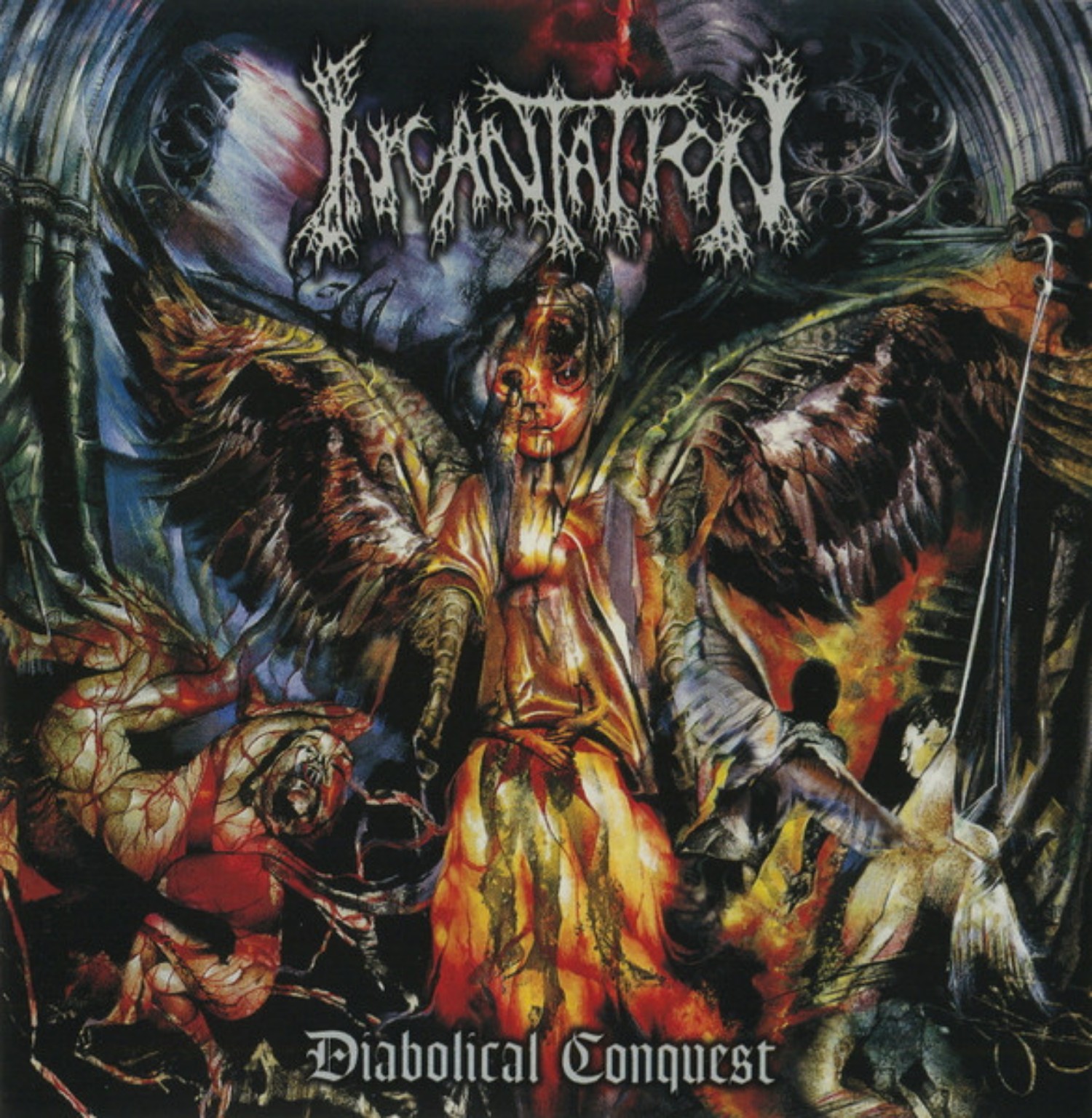 Incantation — Diabolical Conquest (1998), original album cover
