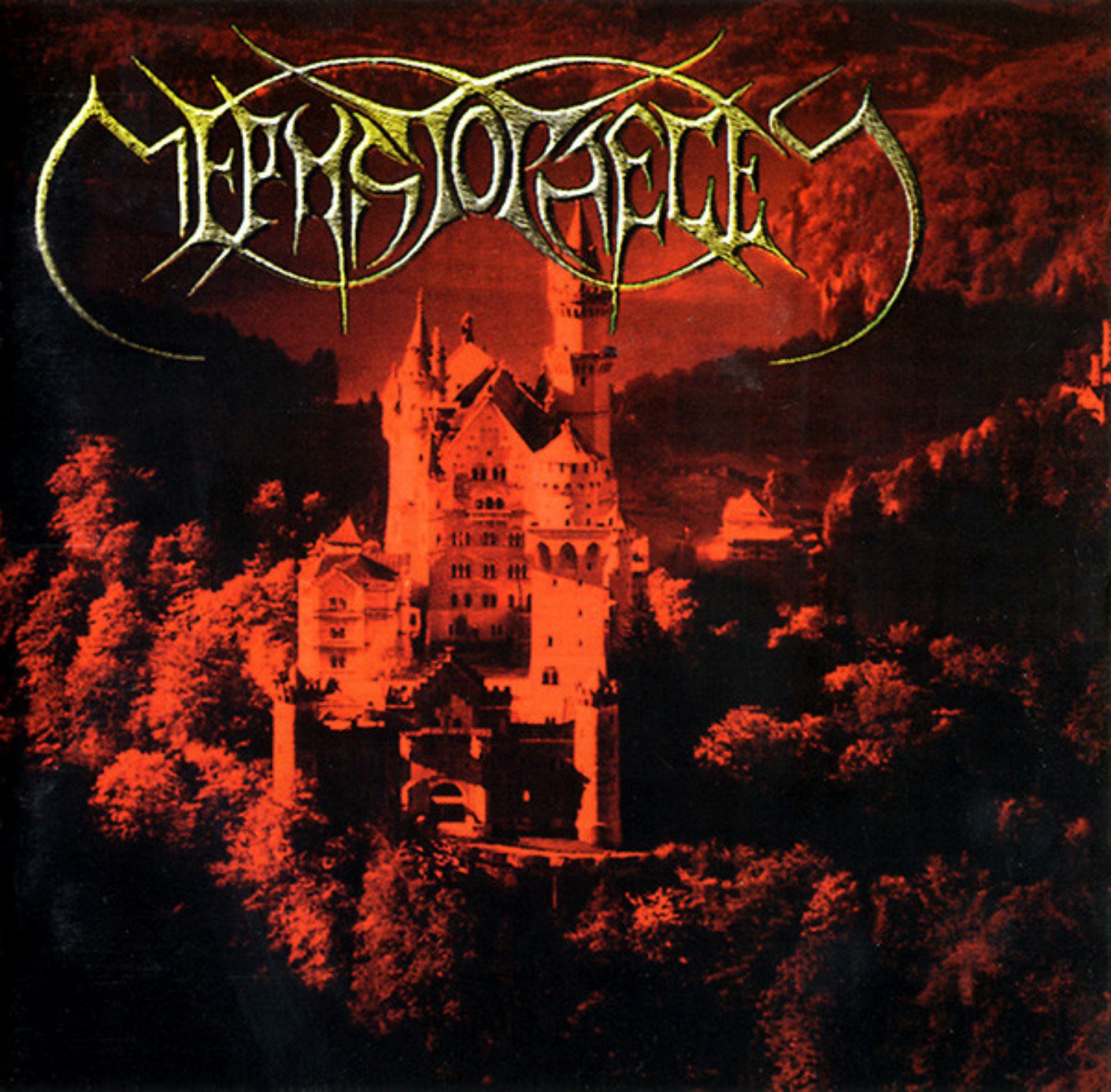 Mephistopheles — Landscape Symphonies (1997), original red-tinted castle cover