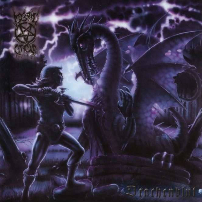 Mystic Circle — Drachenblut (1998), original album cover.